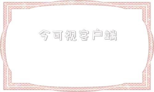 今可视客户端壹视安监控手机客户端